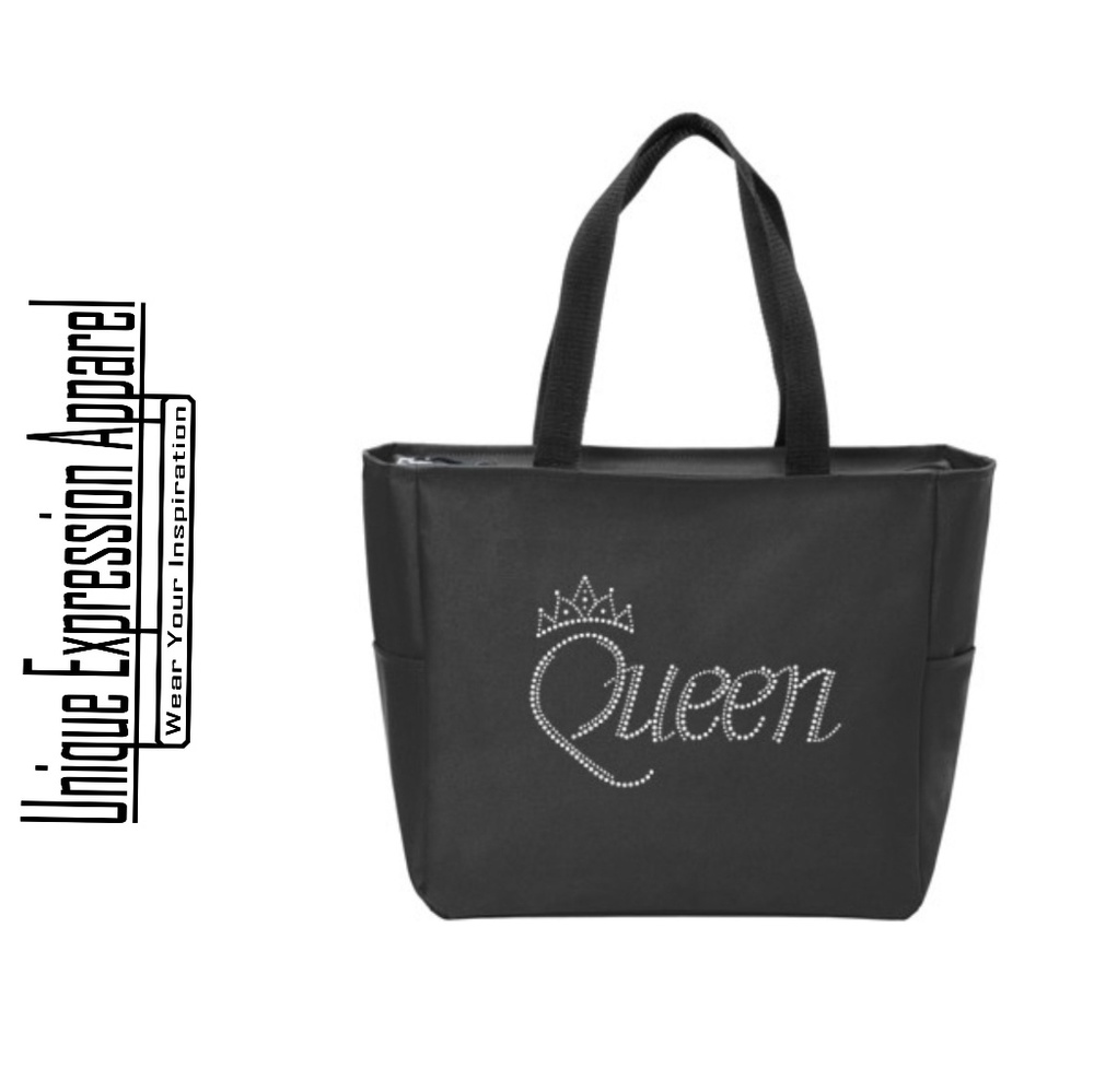 Queen Rhinestone Tote